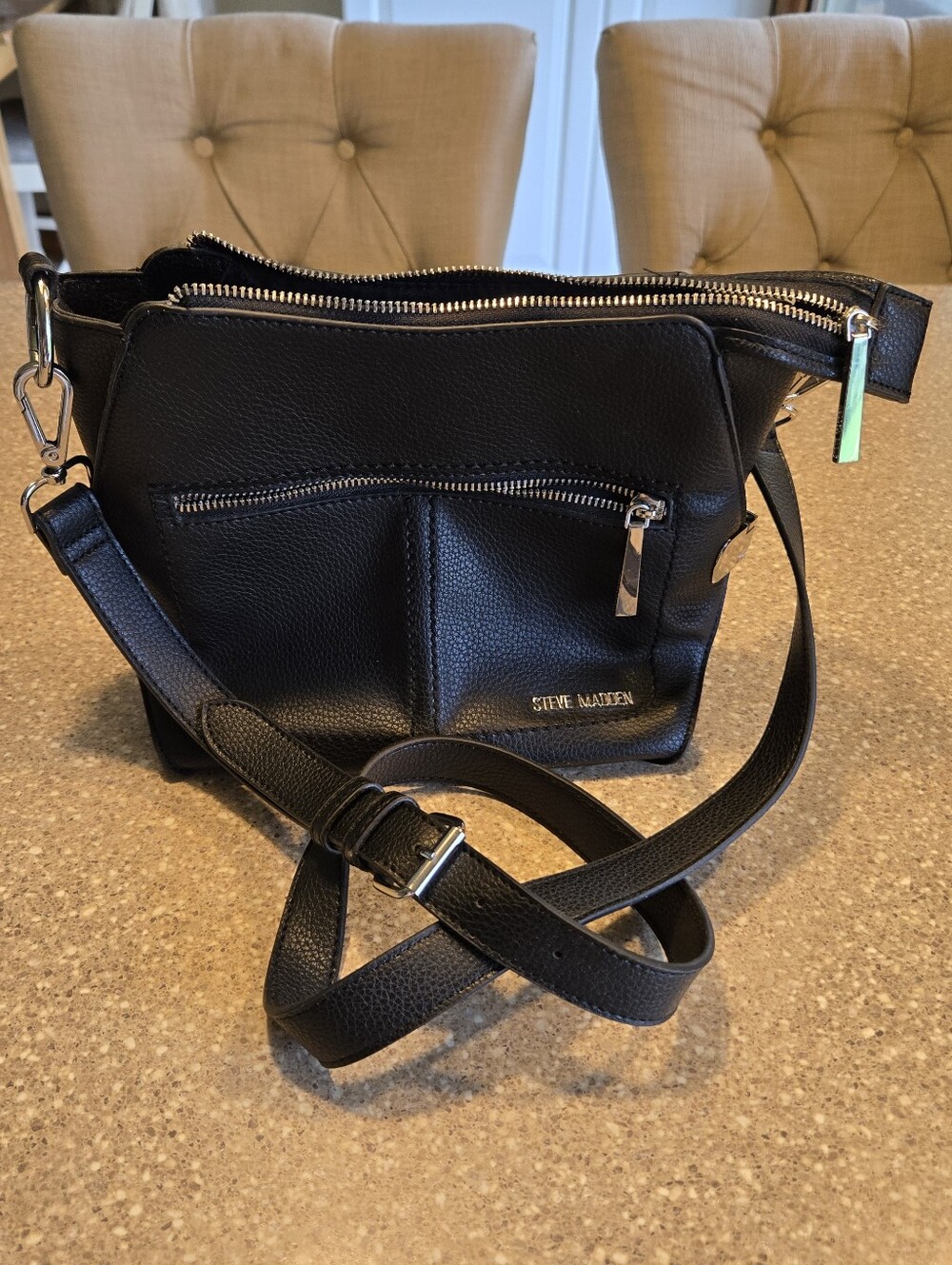 Steve Madden Black Crossbody Bag